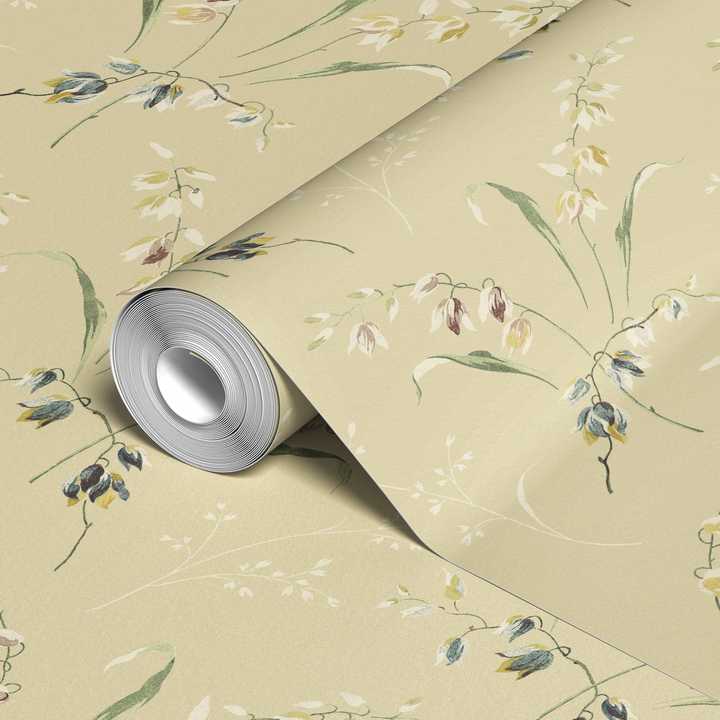  wallpaper roll closeup mockup
