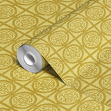  wallpaper roll closeup mockup