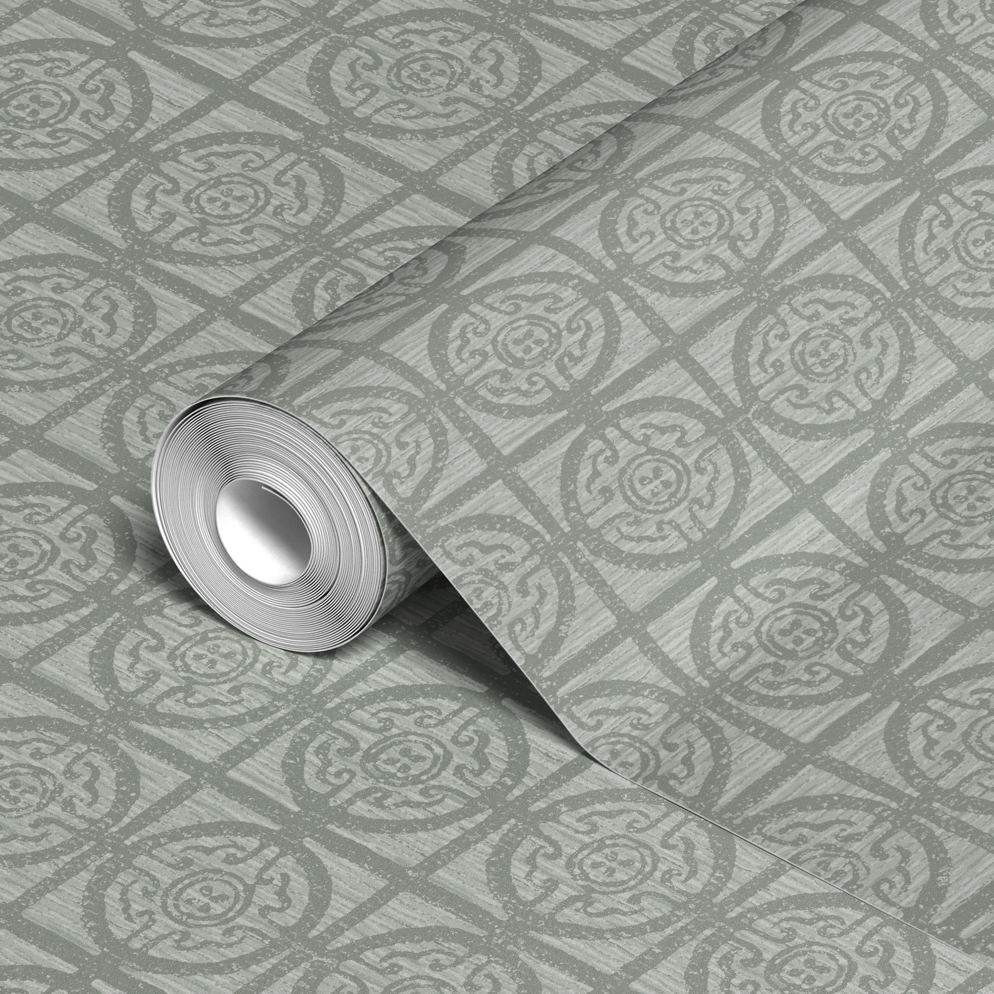  wallpaper roll closeup mockup