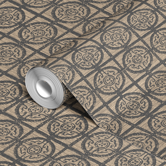  wallpaper roll closeup mockup