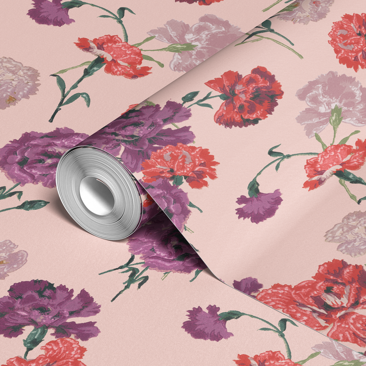  wallpaper roll closeup mockup