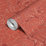  wallpaper roll closeup mockup