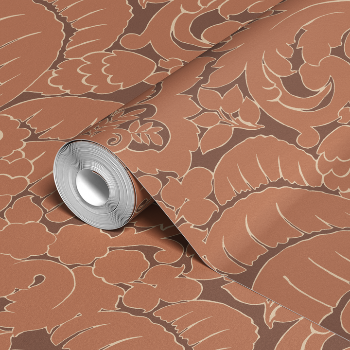  wallpaper roll closeup mockup
