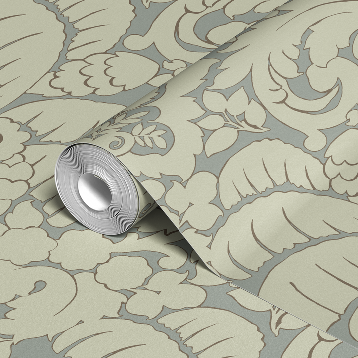  wallpaper roll closeup mockup