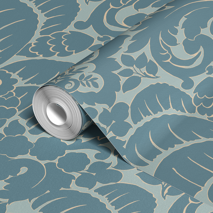  wallpaper roll closeup mockup