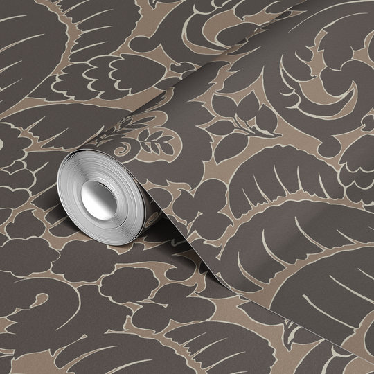  wallpaper roll closeup mockup