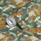  wallpaper roll closeup mockup