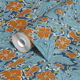  wallpaper roll closeup mockup