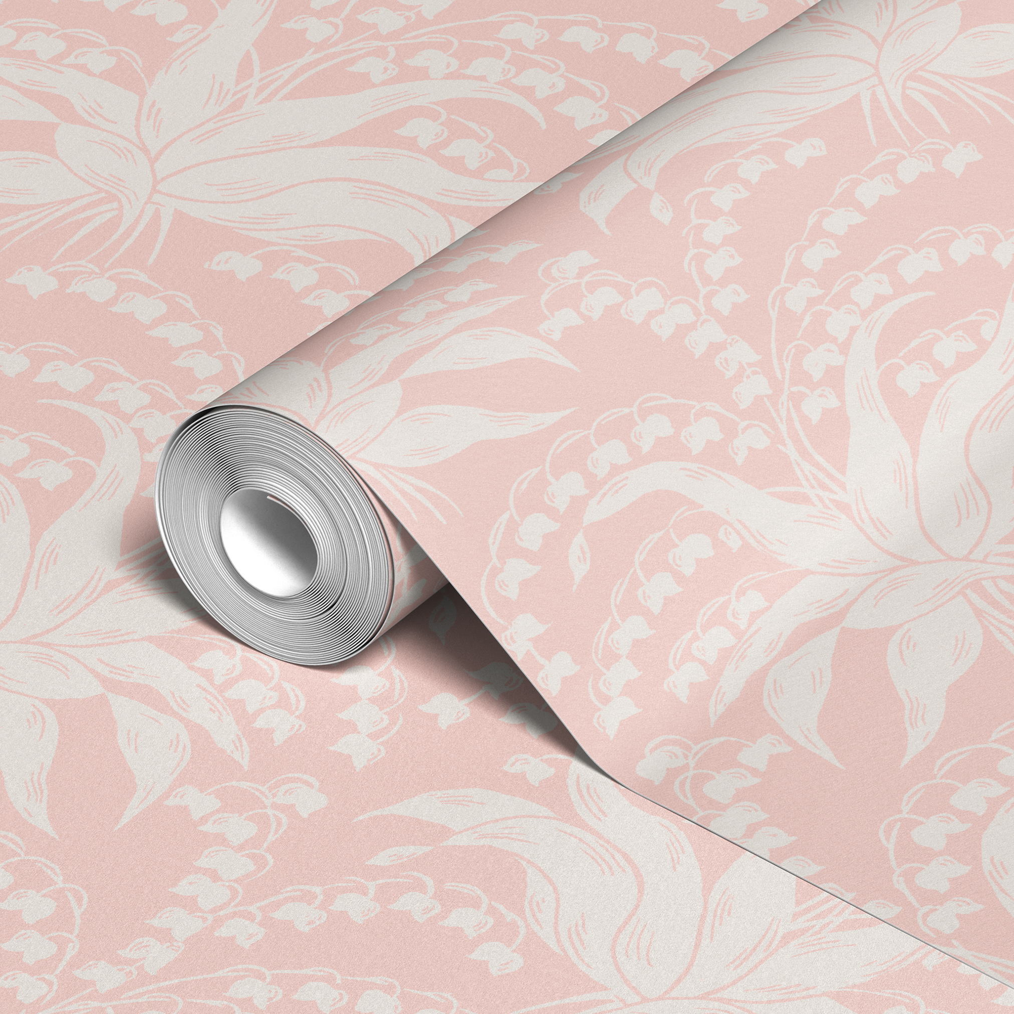 wallpaper roll closeup mockup