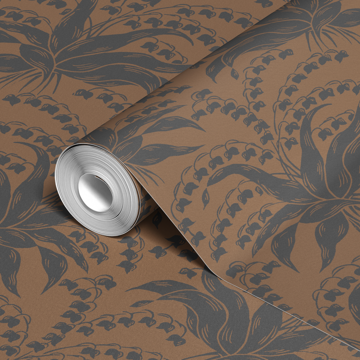 wallpaper roll closeup mockup