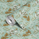 wallpaper roll closeup mockup