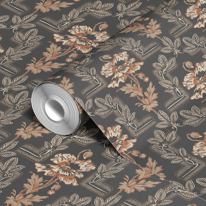 wallpaper roll closeup mockup