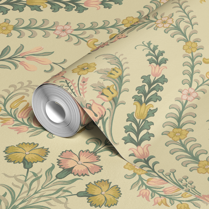  wallpaper roll closeup mockup