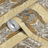  wallpaper roll closeup mockup