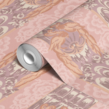  wallpaper roll closeup mockup