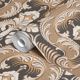 wallpaper roll closeup mockup