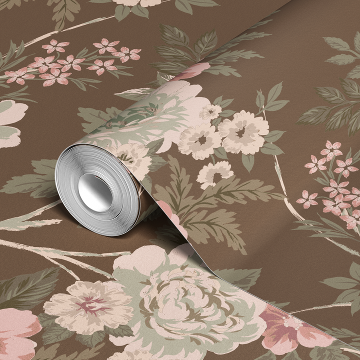  wallpaper roll closeup mockup