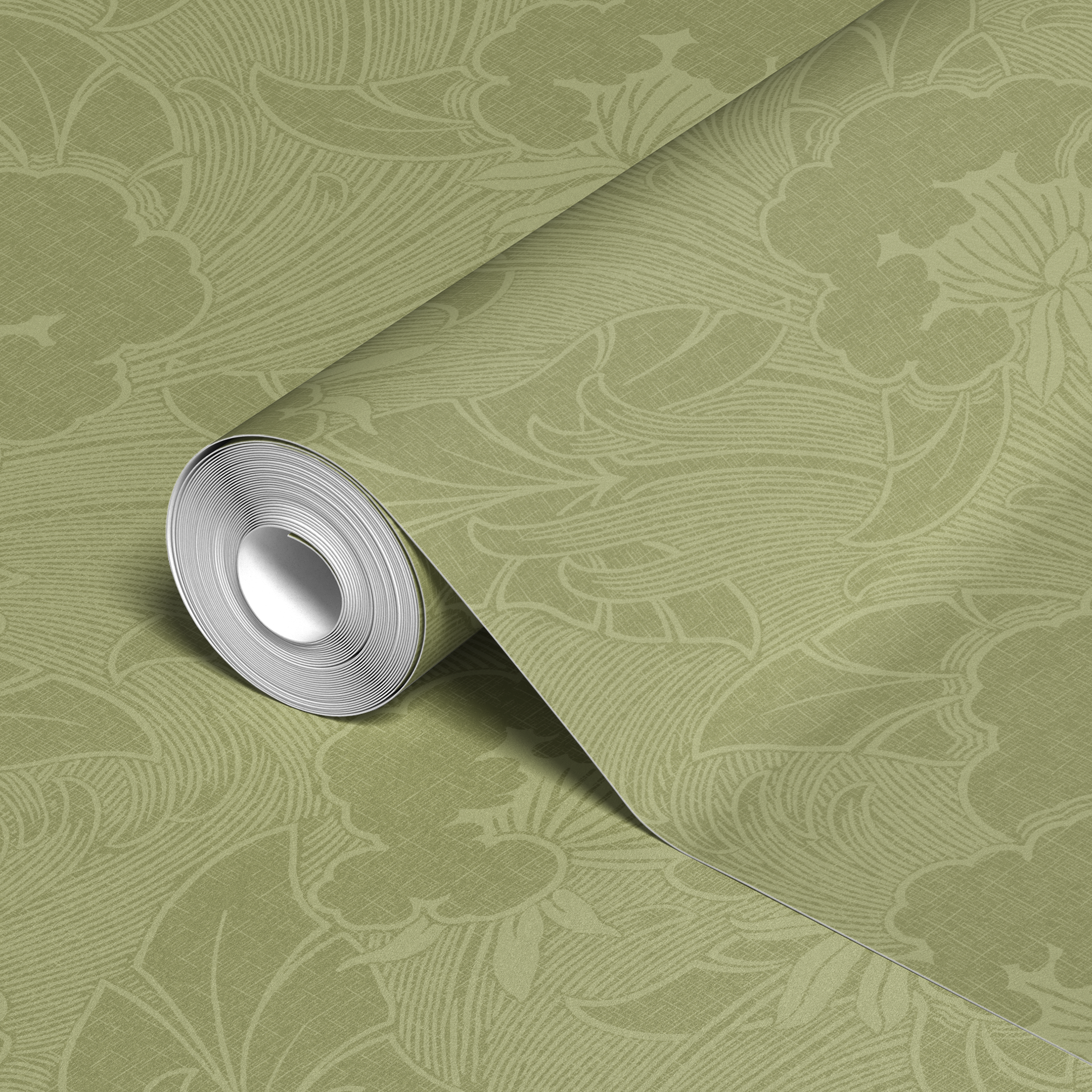  wallpaper roll closeup mockup