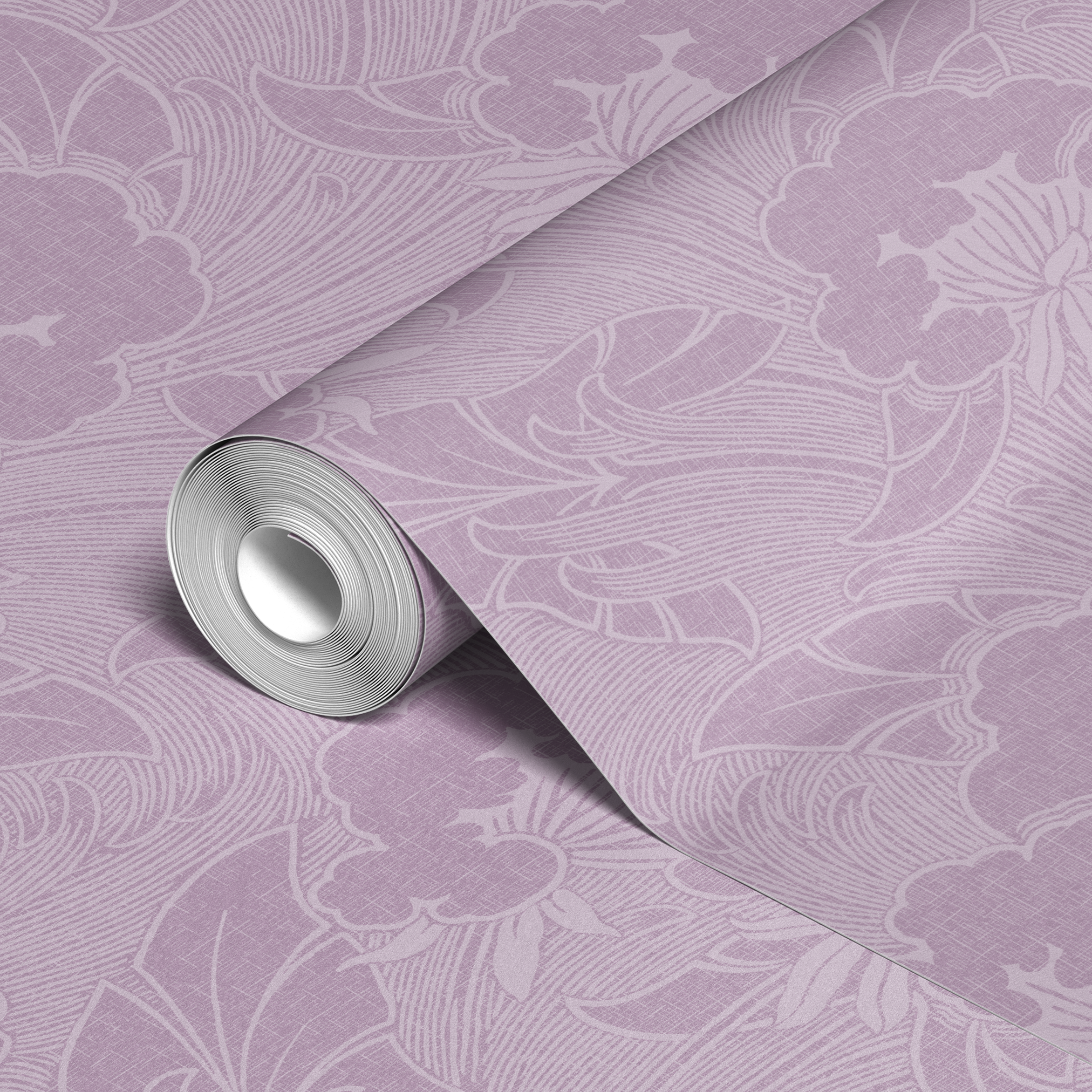  wallpaper roll closeup mockup
