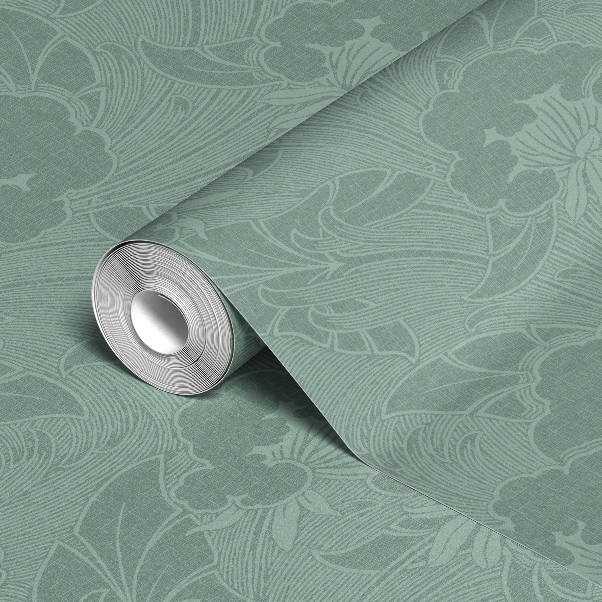  wallpaper roll closeup mockup