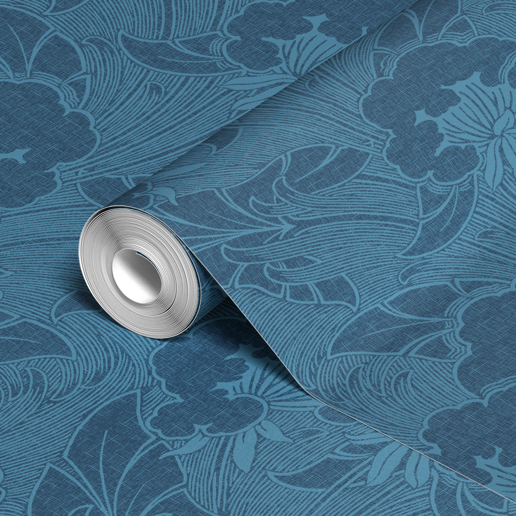  wallpaper roll closeup mockup
