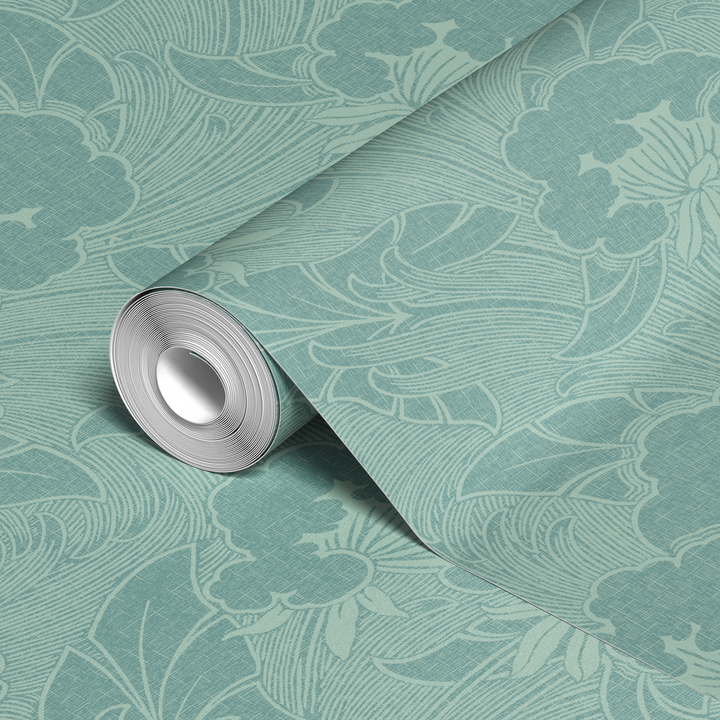  wallpaper roll closeup mockup
