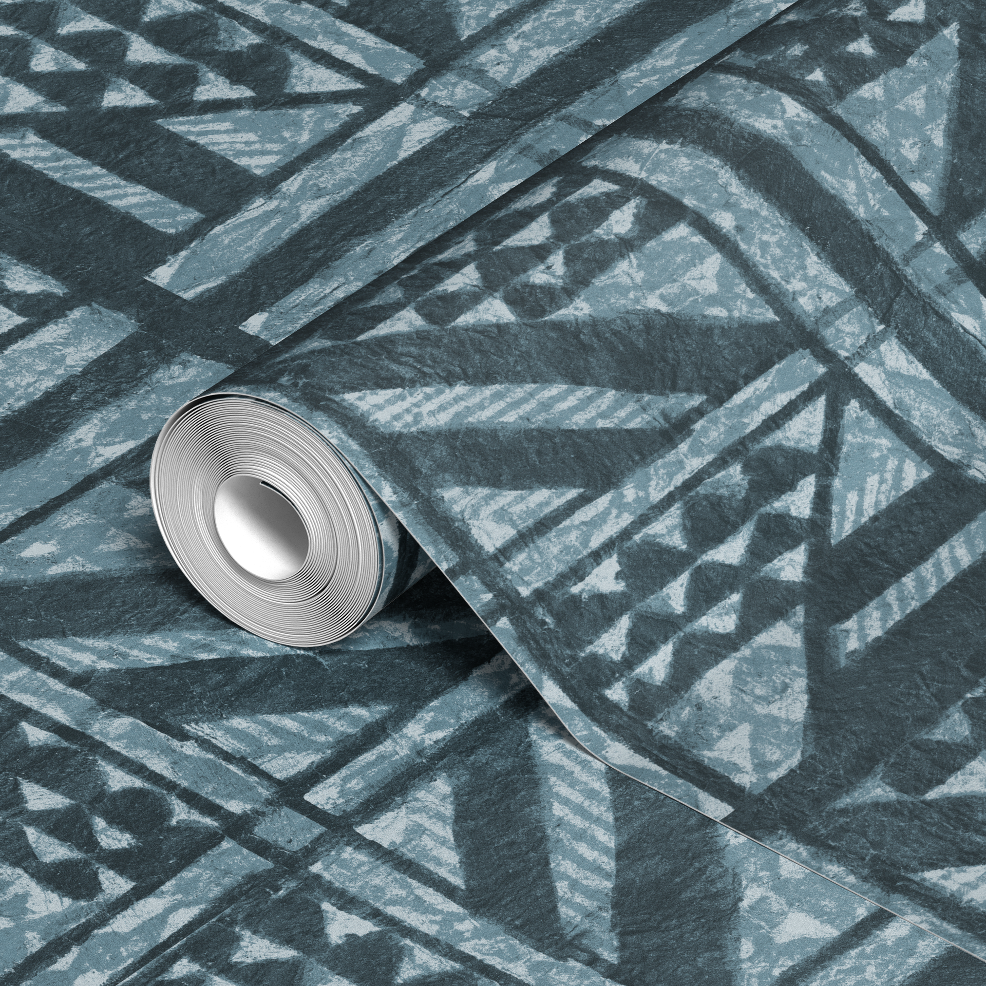  wallpaper roll closeup mockup