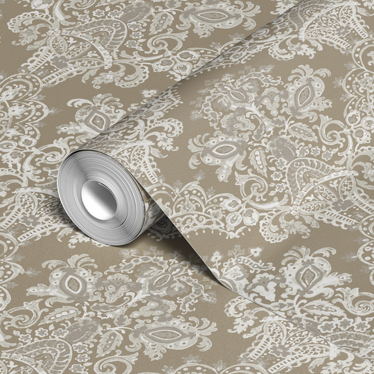  wallpaper roll closeup mockup