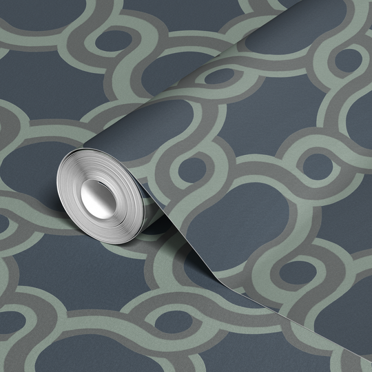  wallpaper roll closeup mockup