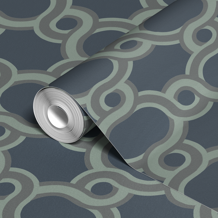  wallpaper roll closeup mockup