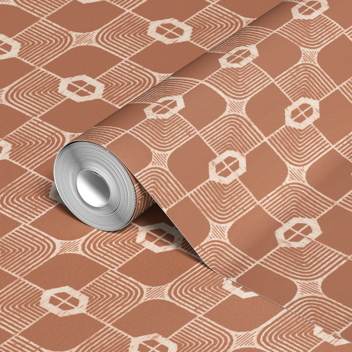  wallpaper roll closeup mockup