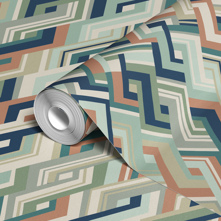  wallpaper roll closeup mockup