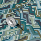  wallpaper roll closeup mockup