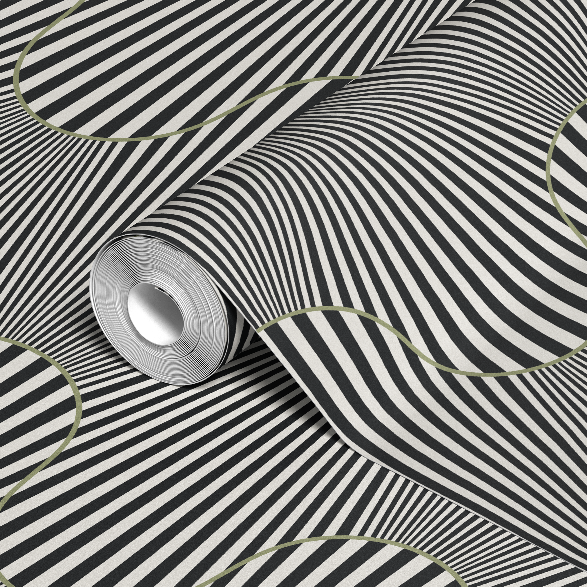  wallpaper roll closeup mockup