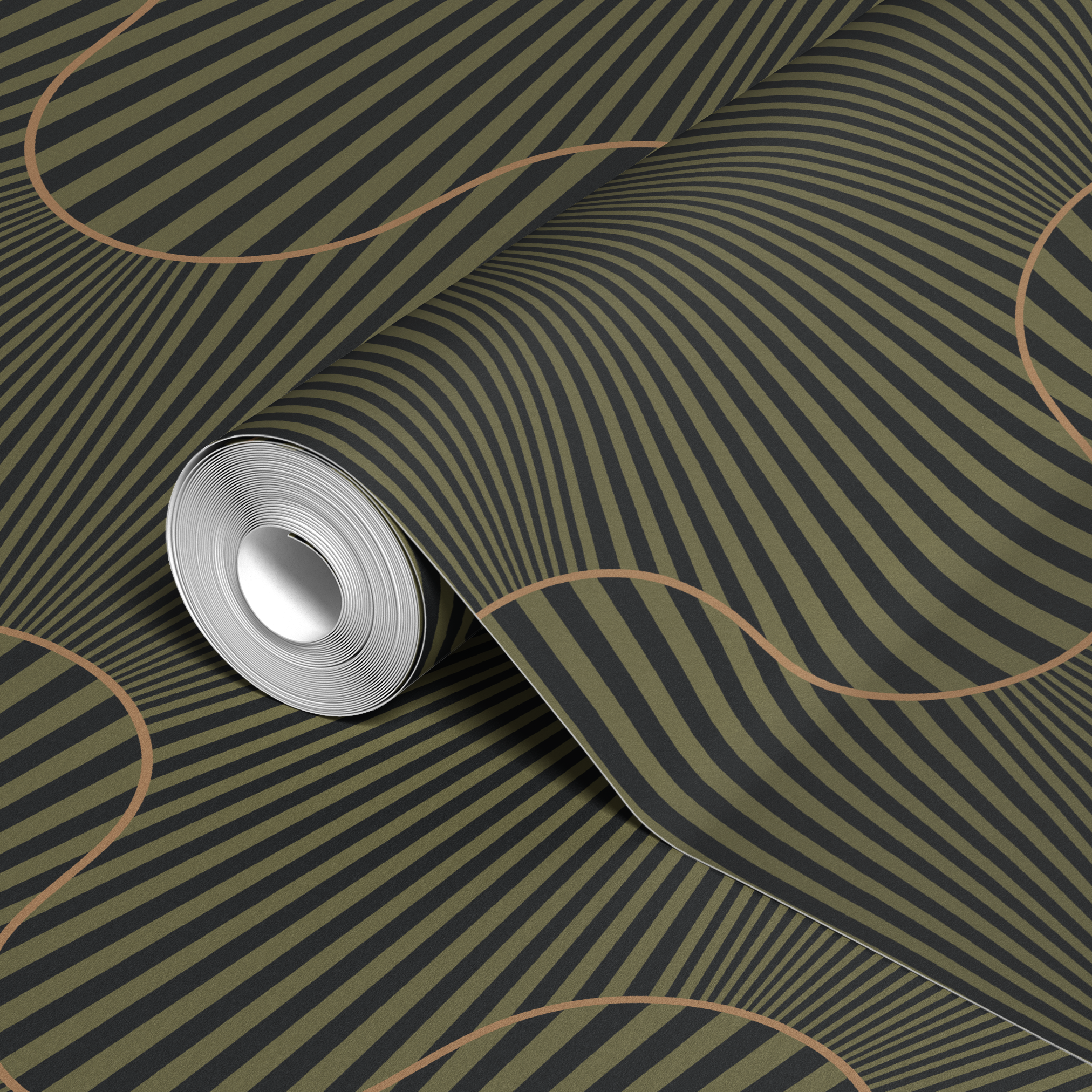  wallpaper roll closeup mockup