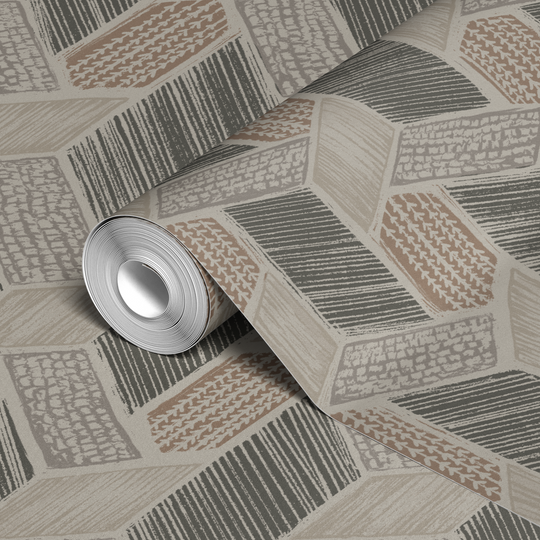  wallpaper roll closeup mockup