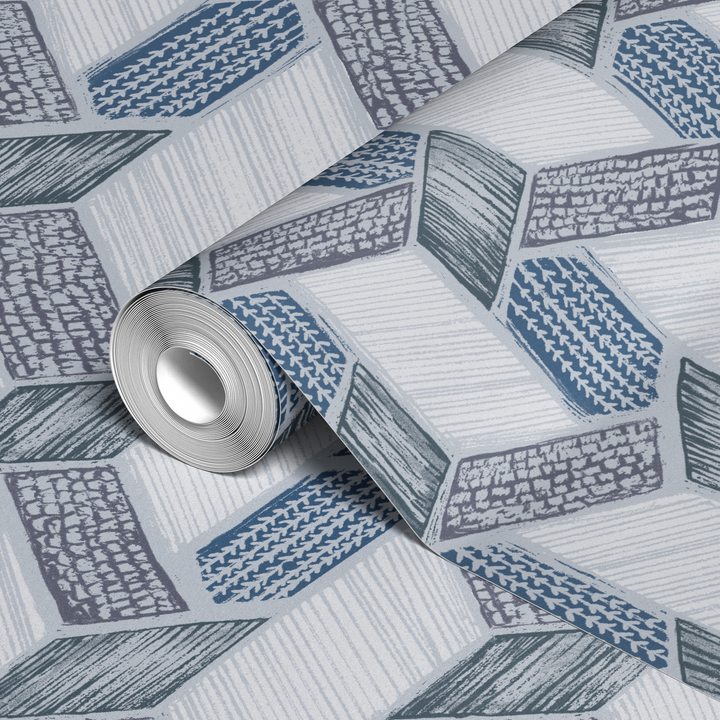  wallpaper roll closeup mockup