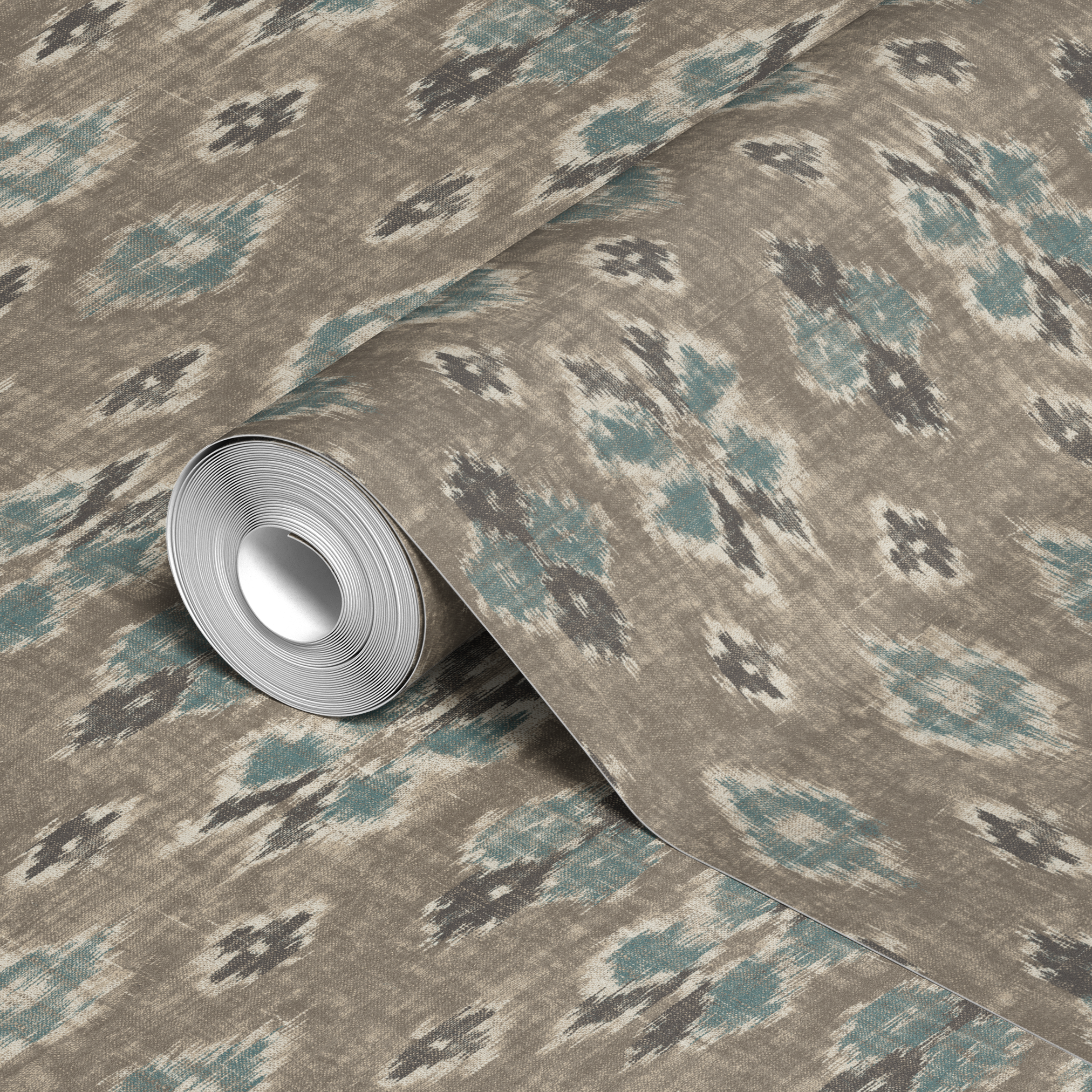  wallpaper roll closeup mockup