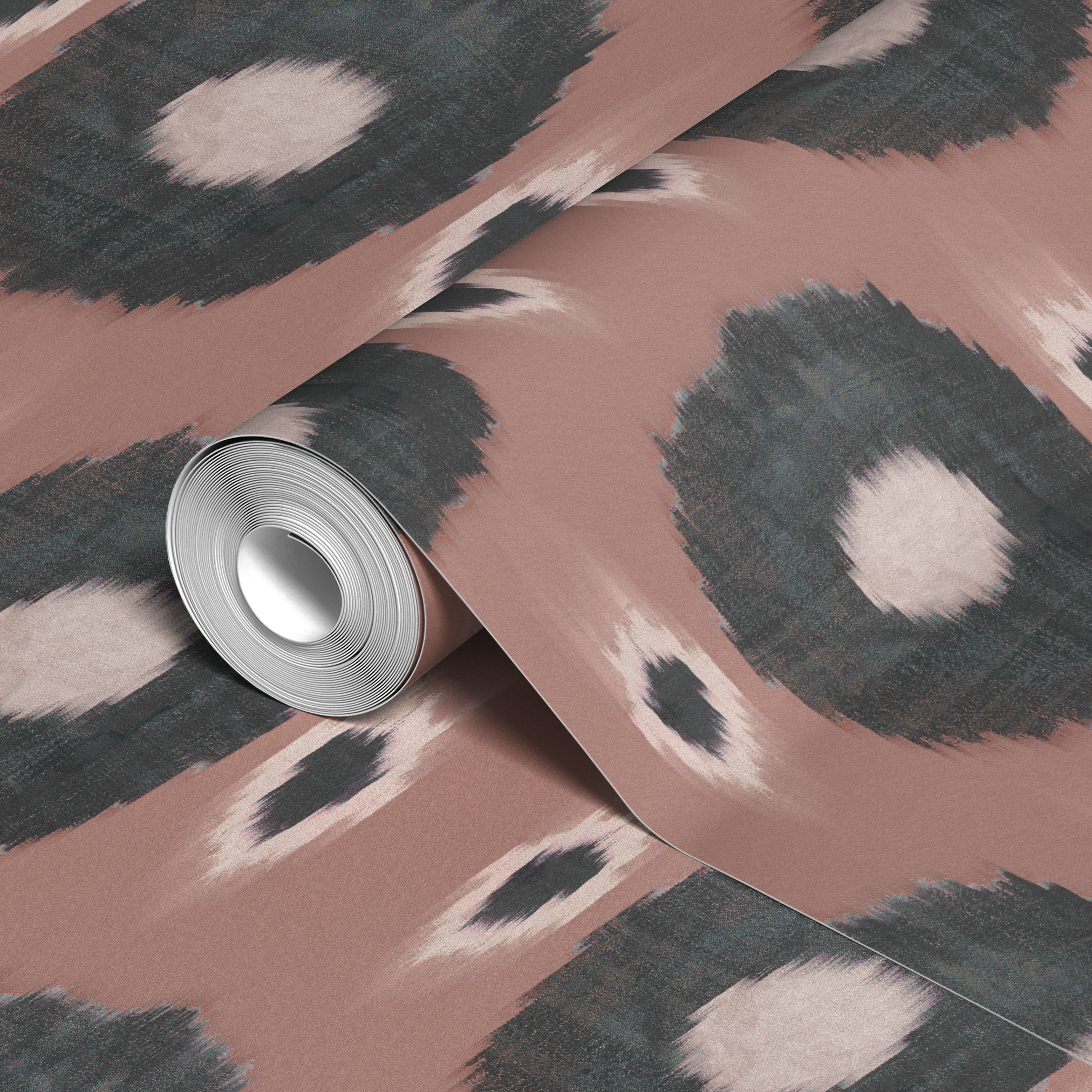  wallpaper roll closeup mockup