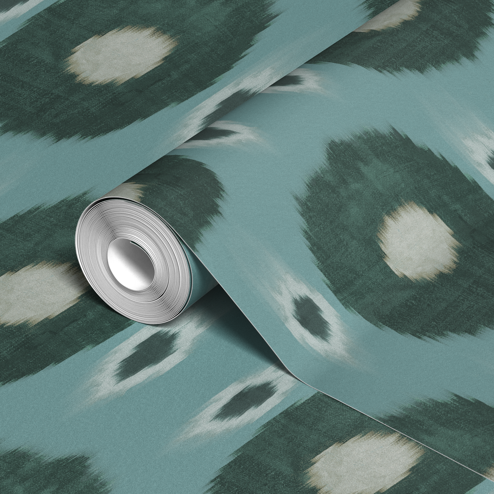  wallpaper roll closeup mockup