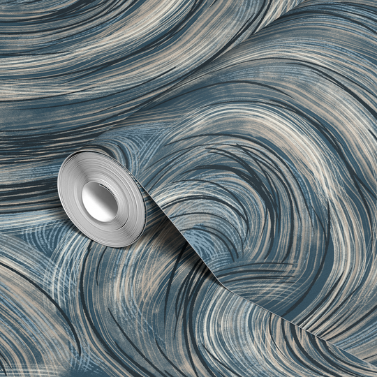  wallpaper roll closeup mockup