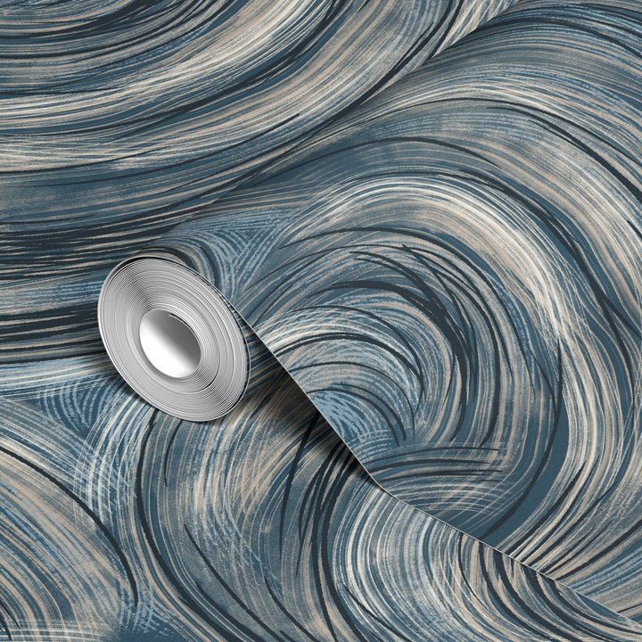  wallpaper roll closeup mockup