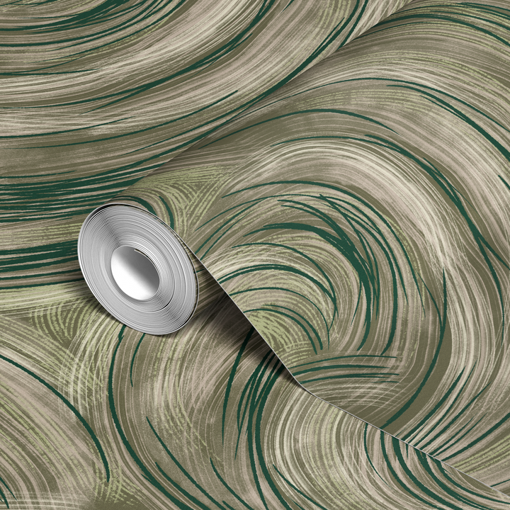  wallpaper roll closeup mockup