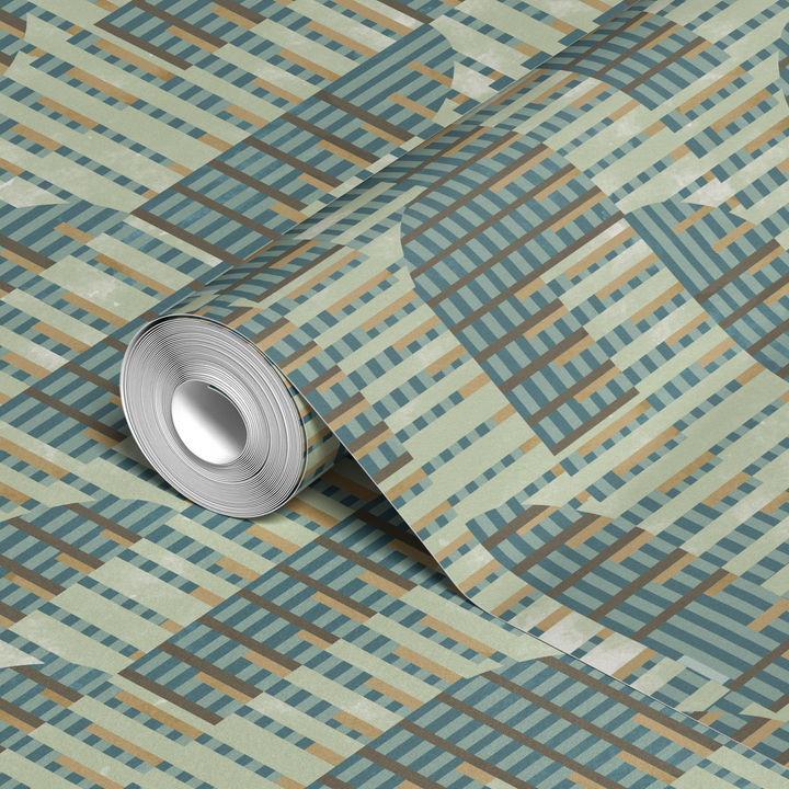  wallpaper roll closeup mockup