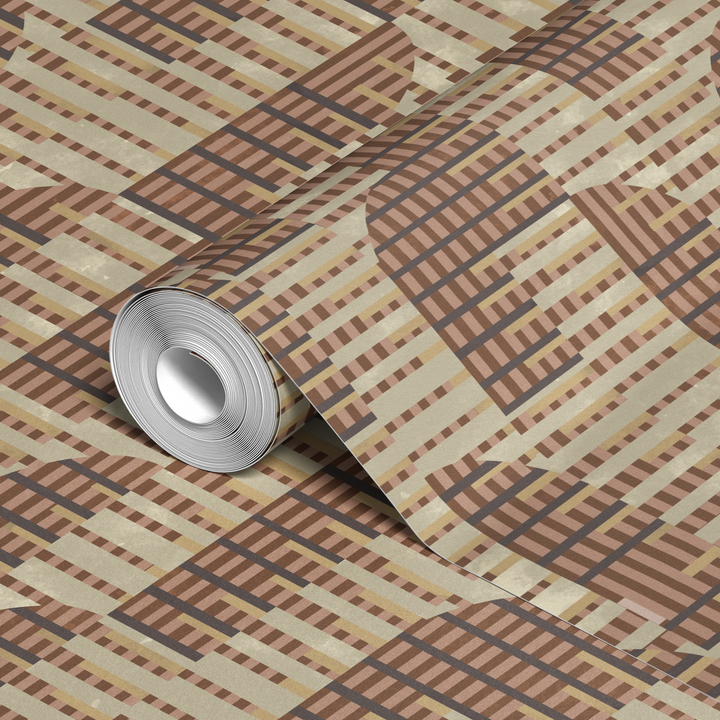  wallpaper roll closeup mockup