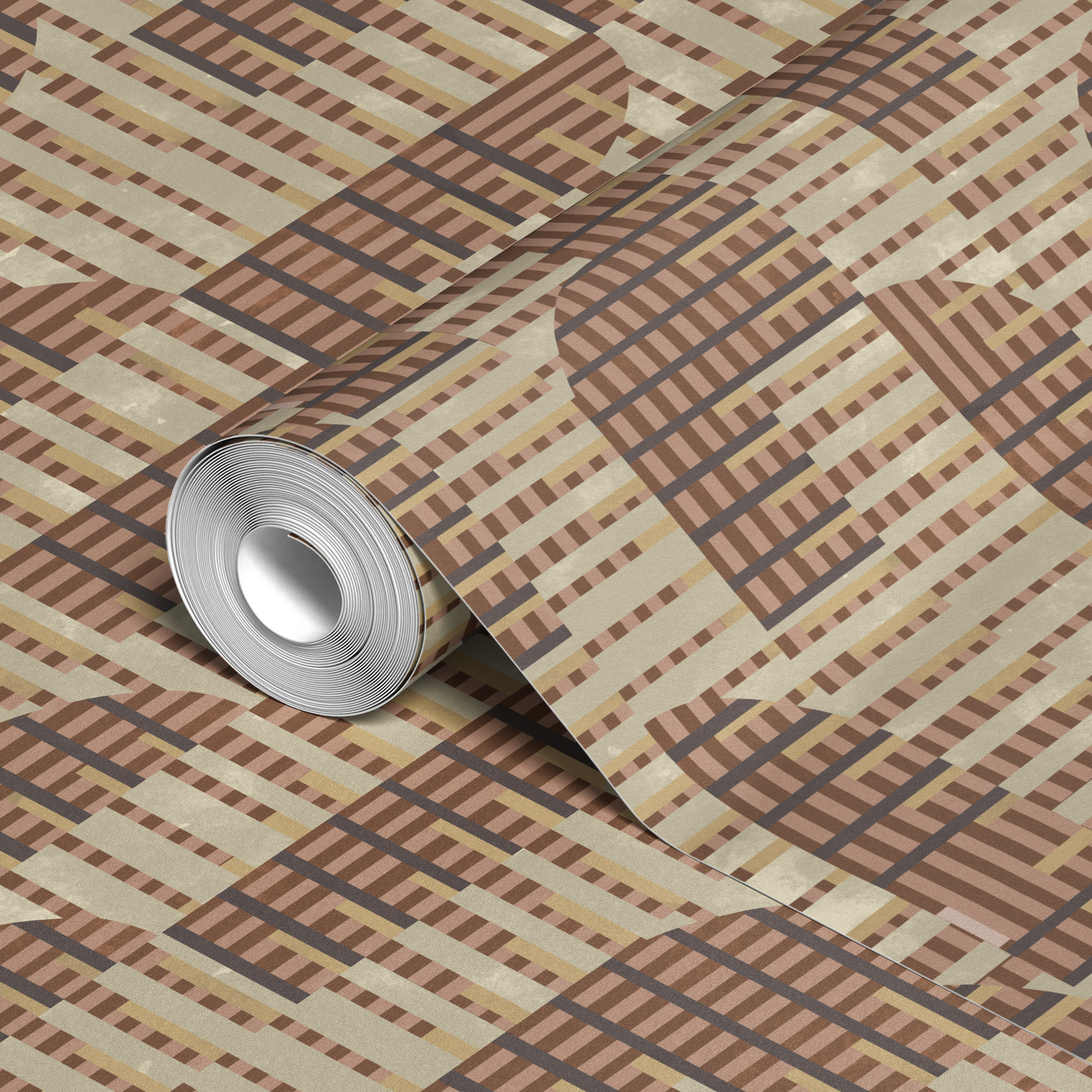  wallpaper roll closeup mockup