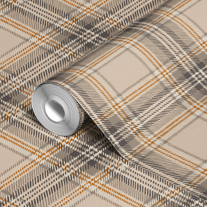  wallpaper roll closeup mockup