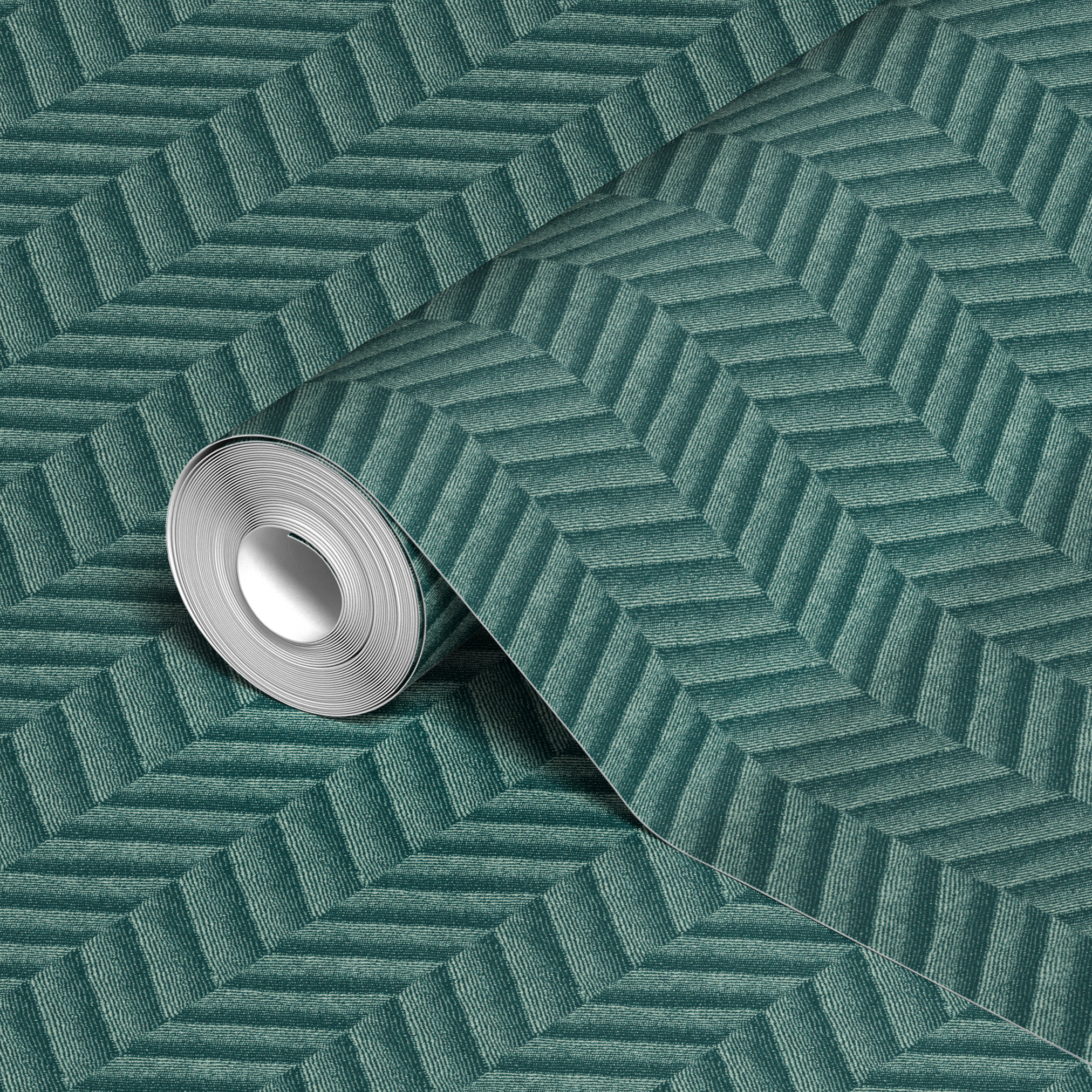  wallpaper roll closeup mockup