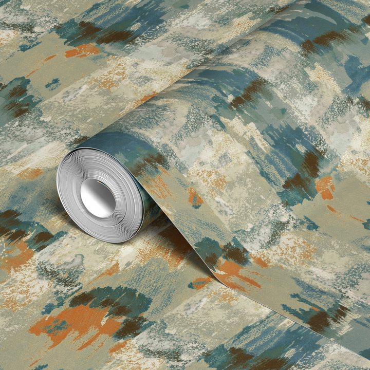  wallpaper roll closeup mockup
