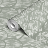  wallpaper roll closeup mockup